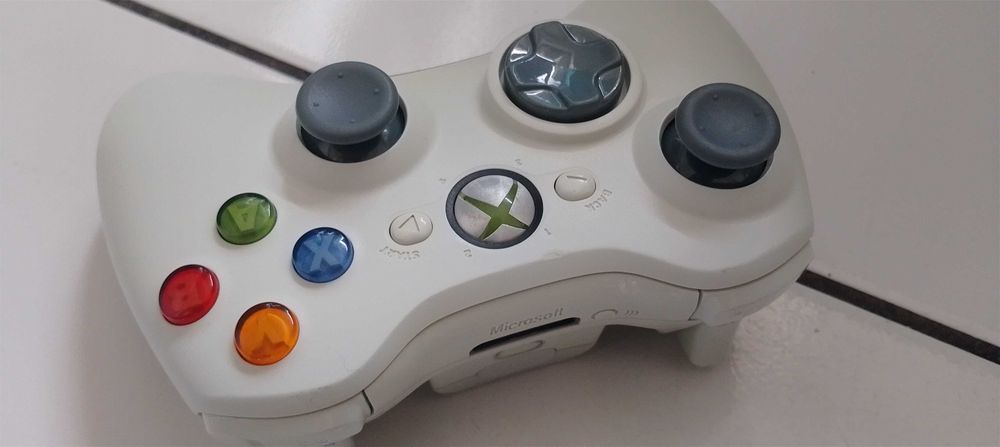 Odnowiony padło kontroler  xbox360  nowe gałki analogowe nowy koszyk na bakterie