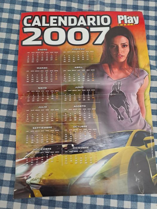 Calendário 2007 Play para coleccionadores