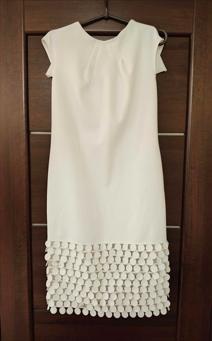 Дизайнерська жіноча, біла сукня від Oksana Piekna