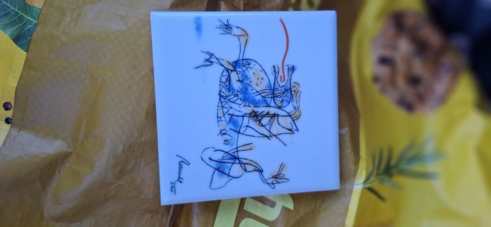 Azulejo da inauguração do Estádio do Dragão em 2004 do F.C. Porto.
Fo