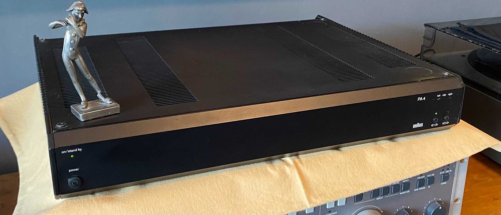 Braun PA4/2 Amplificador Potência, topo de gama da série Atelier