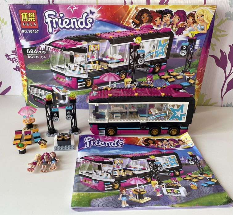Конструктор Bela Friends 10407 Поп-зірка на гастролях 684 деталі