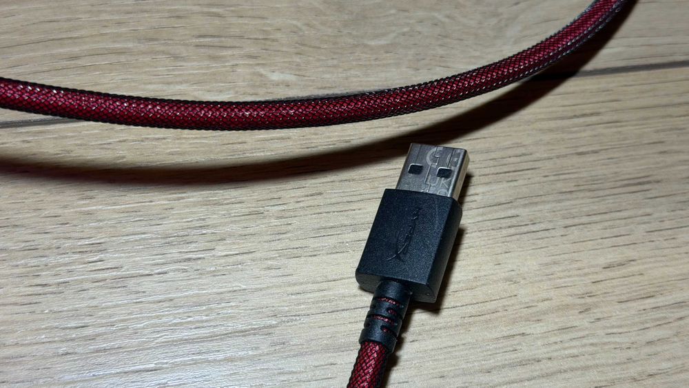 Кабель HyperX Coiled Cable USB-C — USB-A Red/Black 1,37 м, Ідеал стан