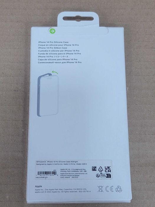 Iphone 14 Pro Silicone Case MagSafe Midnight