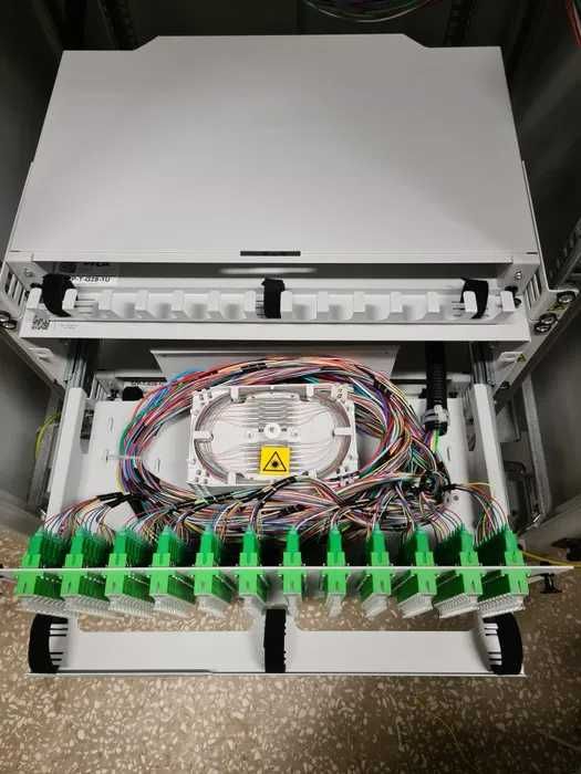 Spawanie i pomiary światłowodów, zakończenia sieci LAN