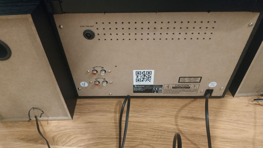 Wieża Auna 388-DAB + gramofon