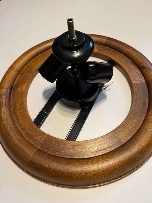 Drewniany plafon rustykalny lampa sufitowa w stylu retro - kpl. 4 szt.
