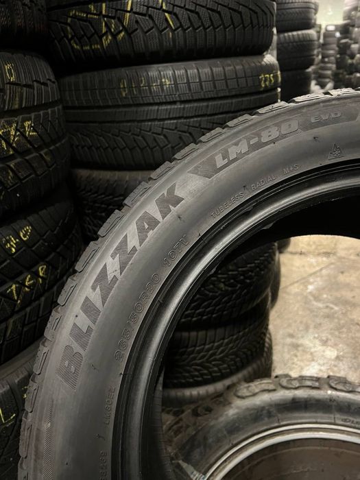 Шини Зимові 265х50хR20 BRIDGESTONE Blizzak LM-80 / 2шт / 6.3мм / 22р
