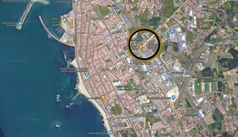 T1 em Vila do Conde–Cedência de Posição-5m da Praia e 200 mt do Metro