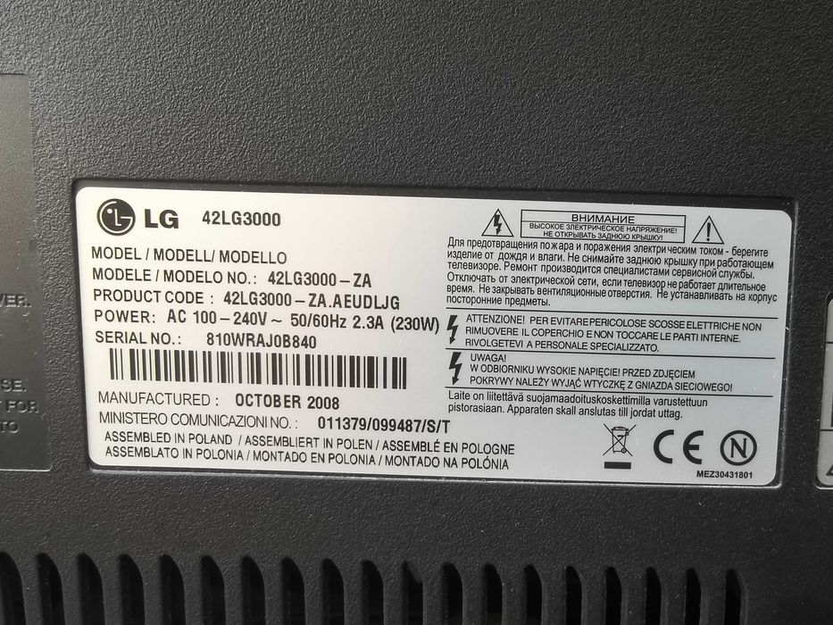 Telewizor HD LG 42LG3000