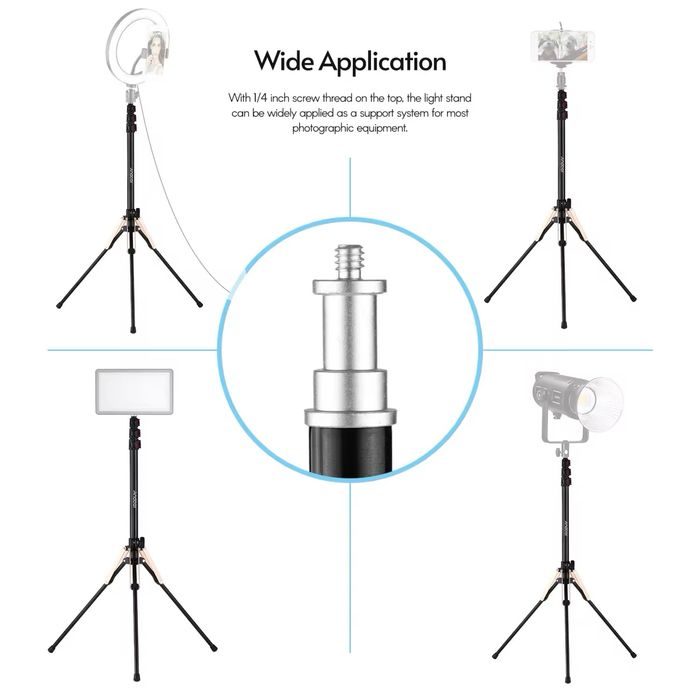 Стійка-штатив під софтбокс або світло Andoer 190 см/ навантаження 3 кг