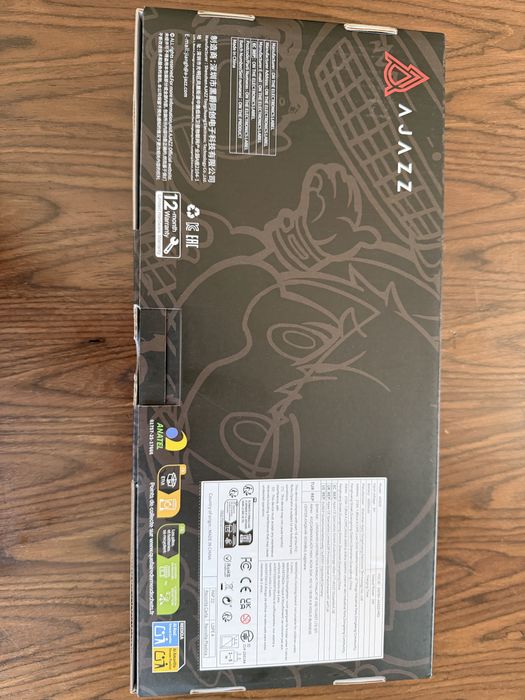 YINDIAO AK820PRO Teclado mecanico com ecrã e botão 75%