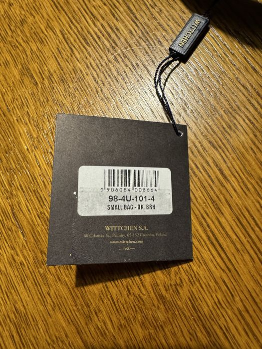 Wittchen męska listonoszka skórzana - brązowa - nowa