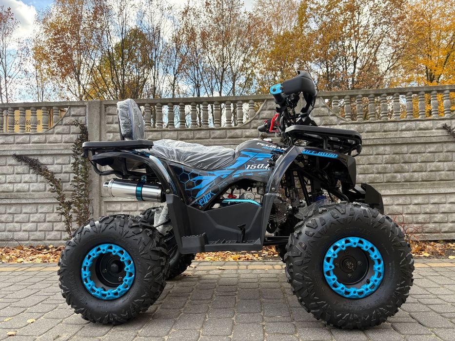 QUAD PELIKAN 150cc Wyświetlacz LEDY Hak Oparcie Duże Koła Raty Dostawa