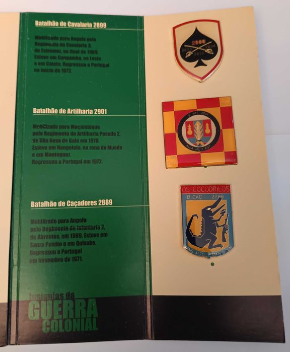 Insígnias da Guerra Colonial (6 Pins)