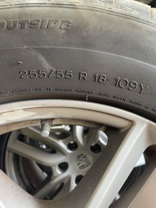 Jantes Porsche 18” 5X130 com pneus
