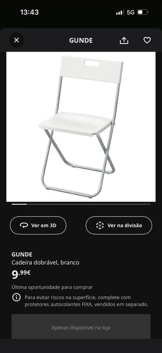 Mesa e cadeiras ikea