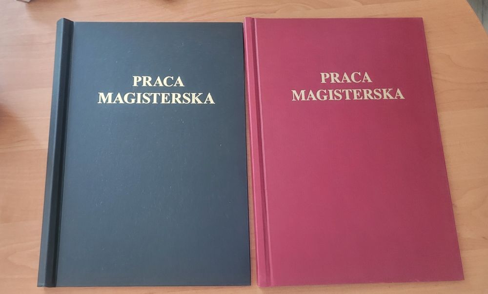 Oprawa na pracę magisterską