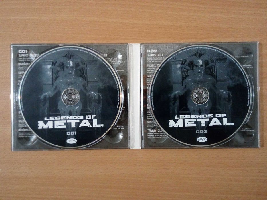 Legends Of Metal 2xCD Slipknot Pantera Lamb Of God Motorhead Anthrax - Baixa De Preço