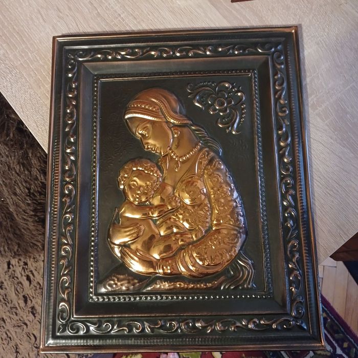 Картина на металле 1982 год