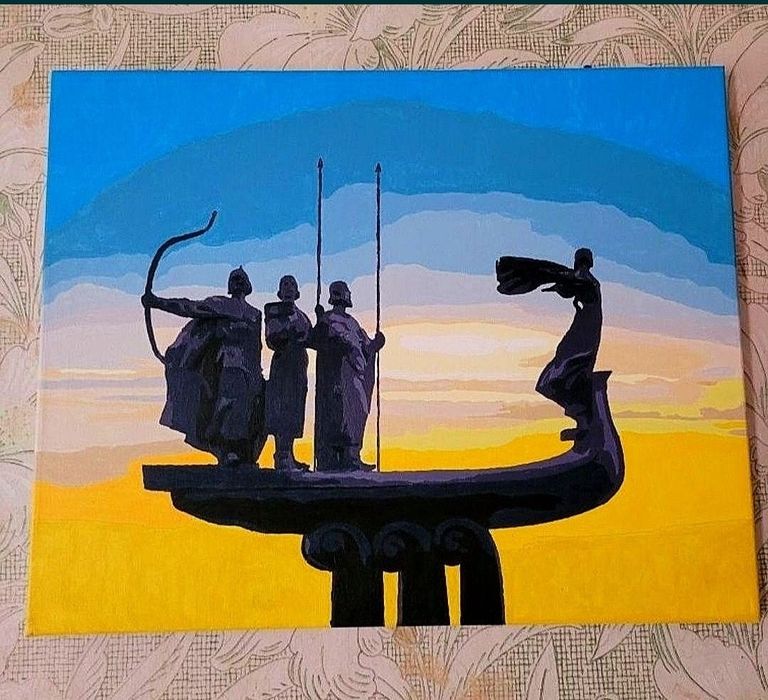 Готовая картина по номерам 40 на 50