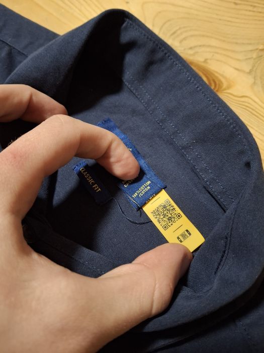 Polo Ralph Lauren рубашка синяя | короткий рукав | casual | streetwear