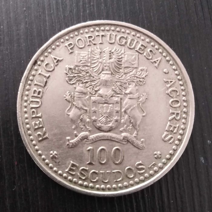 Moeda República Portuguesa Açores 1986