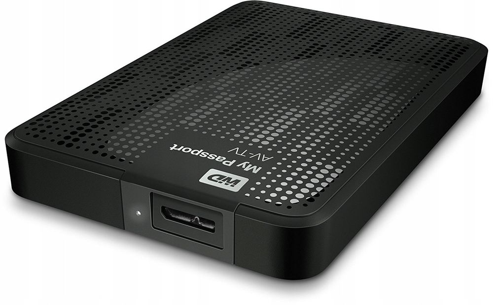 Dysk Twardy Western Digital My Passport Av-Tv 1Tb Sata 2,5" Uszkodzony