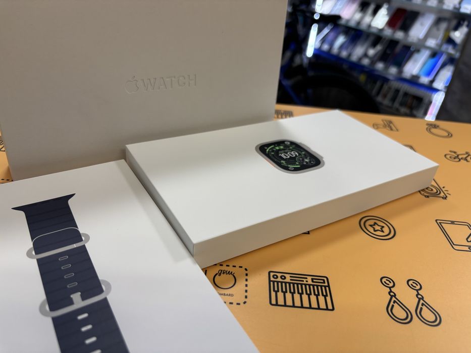 Nowy! Apple Watch Ultra 3 49mm. (A3281) Natural Titanium / Ocean Band