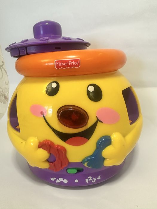 Іграшки Fisher-price розумне цуцення, пірамідка, горшечок