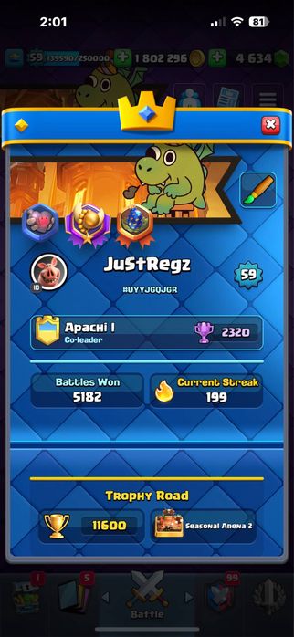 Аккаунт Clash Royale