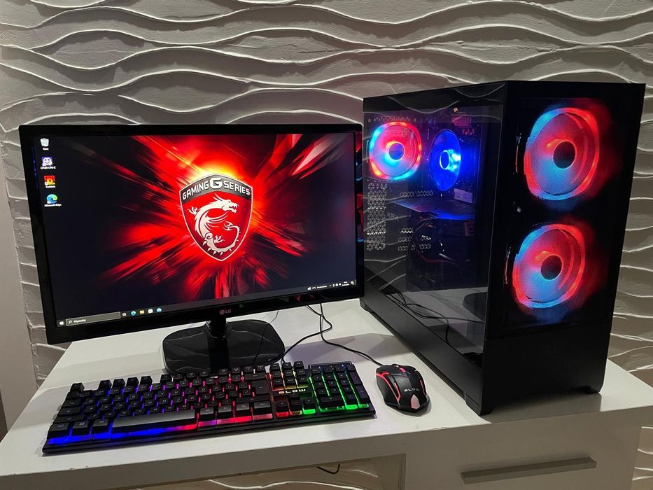 Komputer i5-6402P / RX 470 8GB / SSD / HDD / 16 RAM / Monitor / Gaming