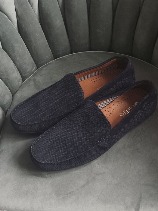 Pavers mokasyny męskie piękne w kolorze granatowym rozm 44