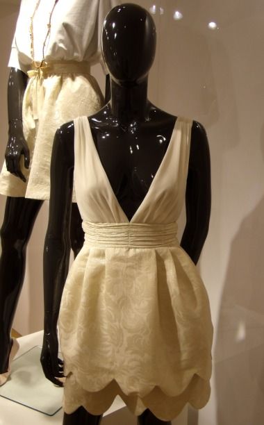 Sukienka H&M Bombka Falbanki Conscious Unikat
