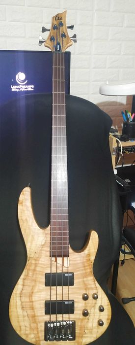 Baixo Fretless LTD B-204FL vendo ou troco por bx 5 cordas