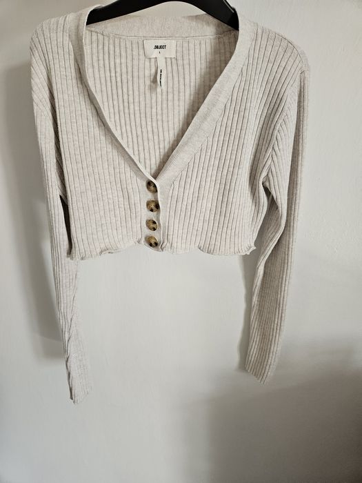 Elegancki sweterek beżowy OBJECT