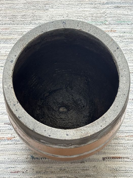 Donica betonowa loft industrial 30 cm ciężka designerska