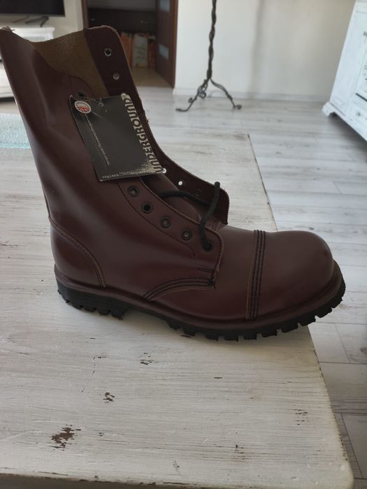 Nowe buty Underground England 10-eye Boots – skóra naturalna – UK 8 / EU 42