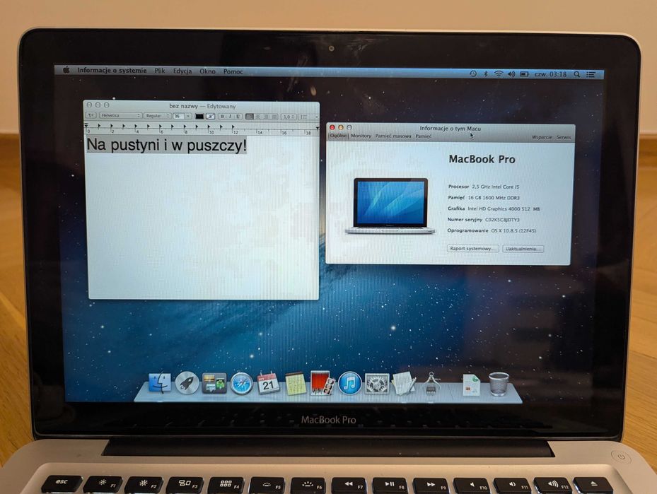laptop MacBook pro 13