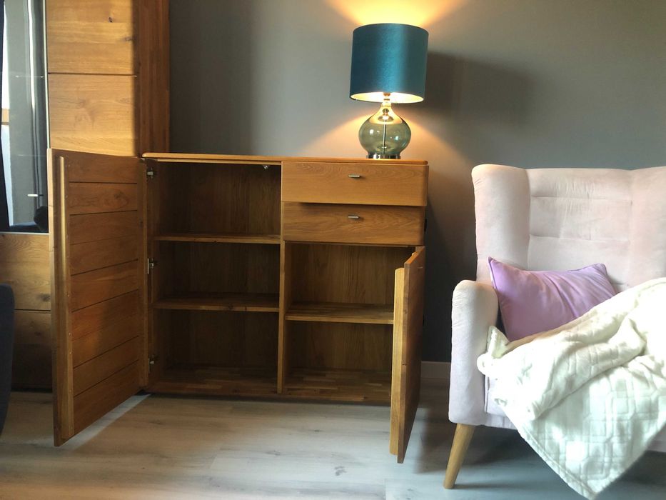 Meble drewniane, dębowe Dallas DEKORT z litego drewna