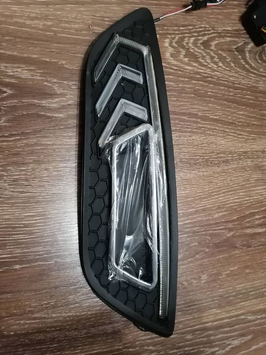 ДХО Форд Фокус туманки LED для Ford Focus 3 2015- Рамки туманок