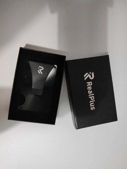 Portfel na karty dla mężczyzn z karbonu, ochrona RFID NFC