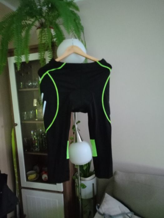 Spodnie męskie nowe rowerowe  z wyściółką