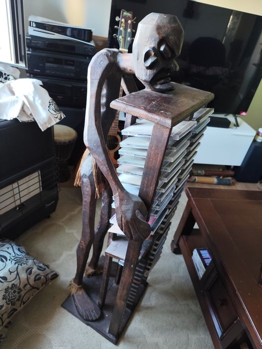 Porta CDs, arte africana