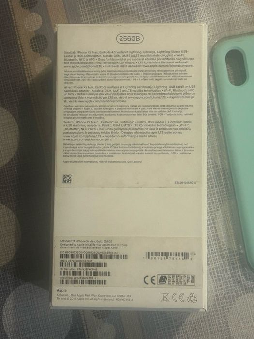 Iphone xs max 256Gb Gold