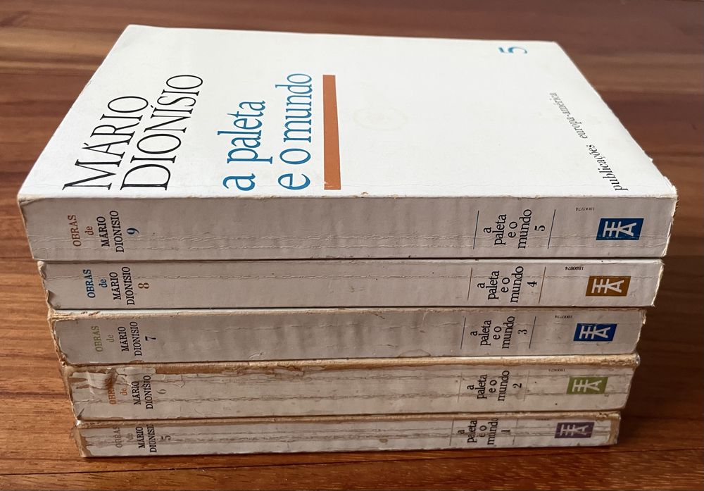 Mario Dionísio - A Paleta e o Mundo (5 Volumes)