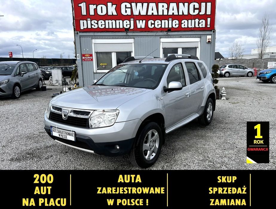 Dacia Duster 1 ROK GWARANCJI W CENIE AUTA, Zamiana, Klima, Salon PL
