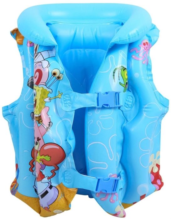 жилет надувний для плавання губка Боб 47 см.