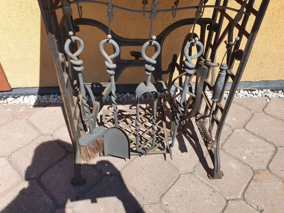 Stojak stół blat kamienny singler