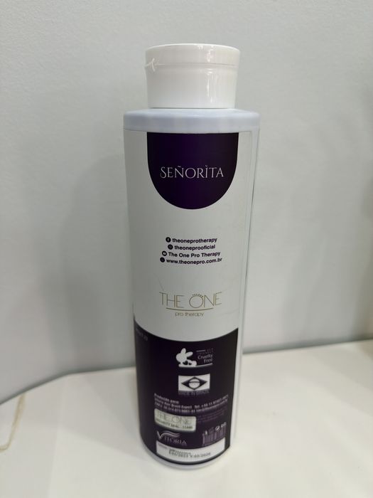 Alisamento  com pigmento violeta